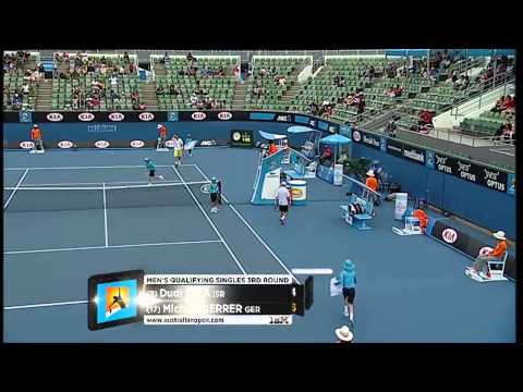 Qualifiers: Sela v Berrer - Australian Open 2013