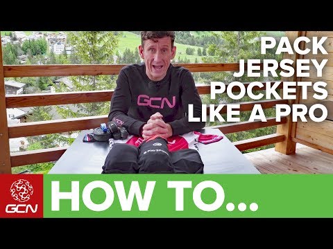 How To Pack Cycling Jersey Pockets Like A Pro | GCN Pro Tips