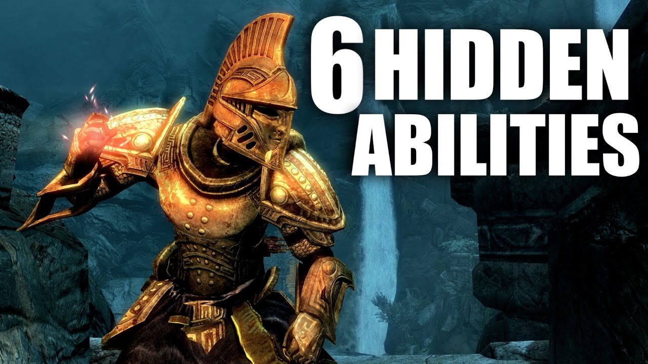 <h1 class=title>Skyrim - 6 Hidden Abilities</h1>