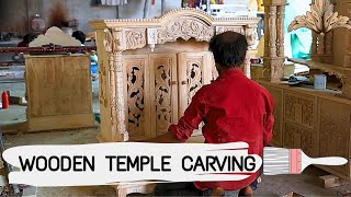Wooden Temple Carving | Savan Wood Temple Carving By Skilled Hands | Skilled Artist | Making Process
