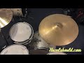 Vintage Zildjian 1970s Hollow Logo Ride 20 2540 Grams