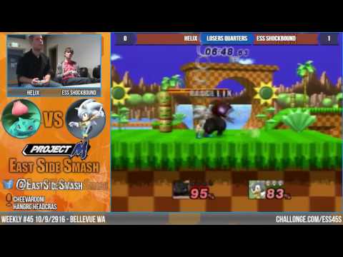 ESS Weekly #45: Helix (Ivysaur) Vs ESS | Shockbound (Sonic) - Losers Semis - Project M