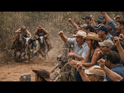 1ª Pega de Boi de Rastro Fazenda Água Boa Brasileira Pi 