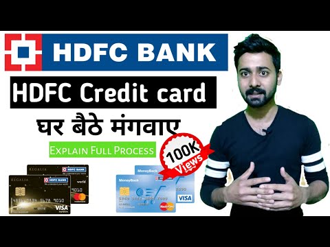 How to apply HDFC Bank  Credit Card Online |LIVE 🔴 Full process Explain Video