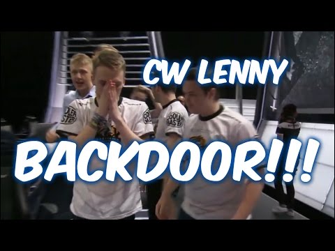 CW Lenny BACKDOOR vs ROCCAT - CW vs ROC - EU LCS Summer 2015 - Week 9 Day 1