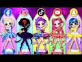 Rumi Mira Zoey Social Media Ballerina Glow Up Who S The Best DIY Fashion Paper Dolls