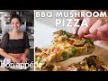 CPK Inspired BBQ Pizza Made In A Cast Iron From The Test Kitchen Bon Appétit