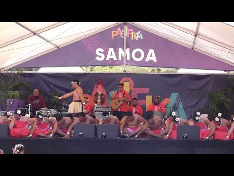 Avondale college Samoa dance group, Auckland Pasifika Festival 2023
