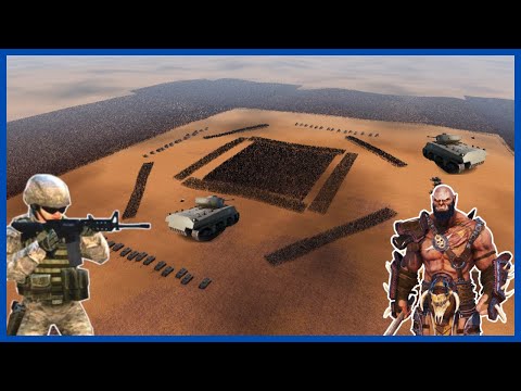 1,400,000 Orcs Warriors attack Modern Army - Ultimate Epic Battle Simulator 2 | UEBS 2