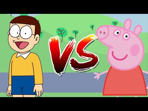 M.U.G.E.N. REQUEST | Nobita Nobi vs Peppa Pig | Doraemon vs Peppa Pig