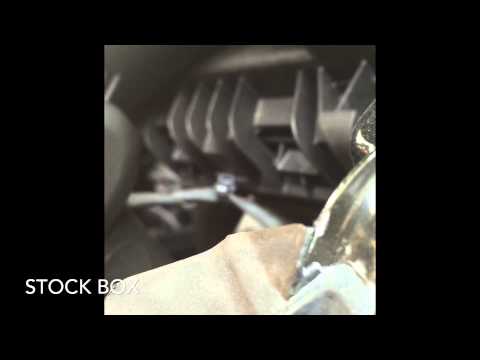 2015 Mustang Ecoboost Roush Cold Air Intake before and after sound