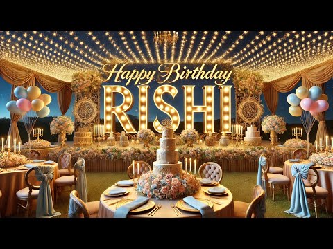 Happy Birthday Rishi 🎂 | Special Birthday Song for Rishi | Birthday Status For Rishi