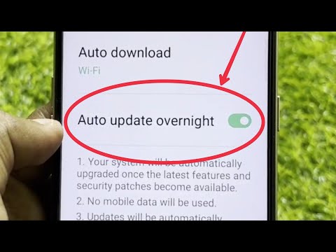 Auto update overnight in oppo mobile