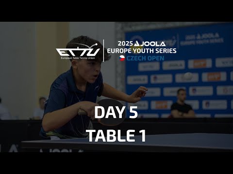 JOOLA EUROPE YOUTH SERIES 2025 | CZECH OPEN | DAY 5