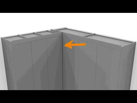 Corner Unit Fitting Instructions For Fitted Wardrobes From Online Bedrooms