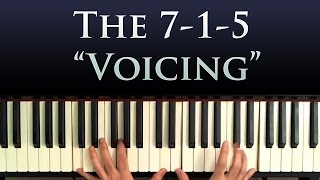 Harmony and Chord Tricks: The 7-1-5 Voicing