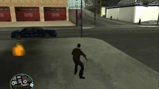 preview picture of video 'GTA San Andreas - testing mod CLEO'