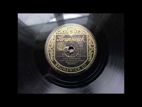 Louis Armstrong - Blueberry Hill (1949 Brunswick 04372 b-side) 78rpm rip