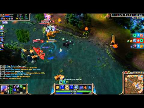 Thresh MID-AIR Dragon Steal!