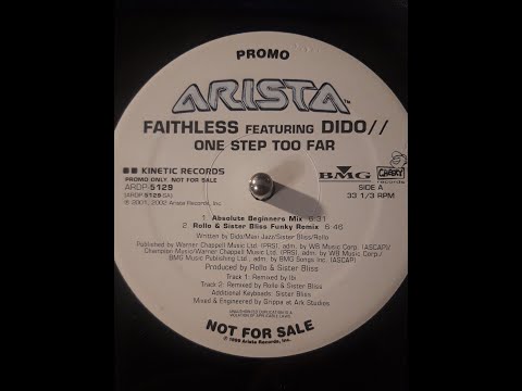 Faithless feat. Dido – One Step Too Far (Absolute beginners mix)