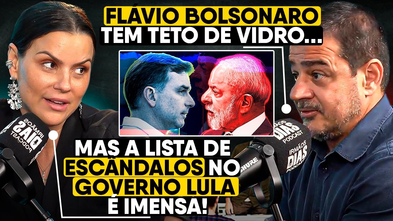 CAROL e ELIAS DISCORDAM sobre LULA e FLÁVIO BOLSONARO