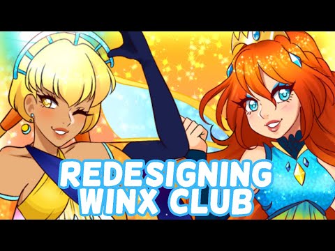 Redesigning the winx club! [Stella and Bloom]