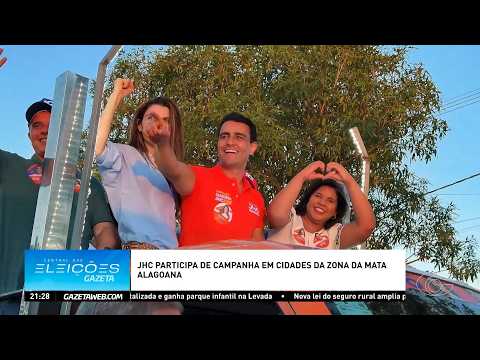 JHC percorre cidades da Zona da Mata em agenda de campanha em Alagoas - 30/09/2026