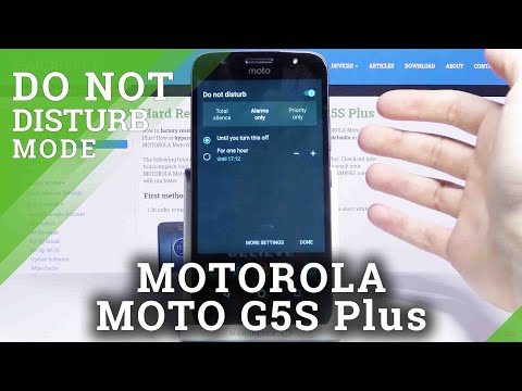 How to Enable Do Not Disturb Mode on MOTOROLA Moto G5S Plus – Turn on Do Not Disturb Mode
