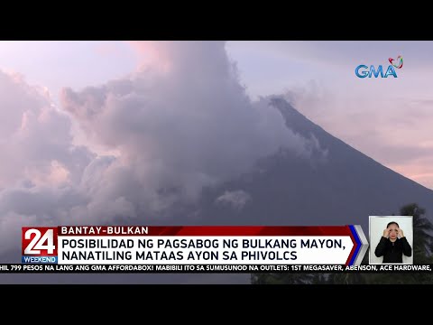 Posibilidad ng pagsabog ng Bulkang Mayon, nananatiling mataas ayon sa PHIVOLCS 24 Oras Weekend