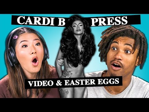 Teens React To Cardi B - Press (Music Video & Easter Eggs)