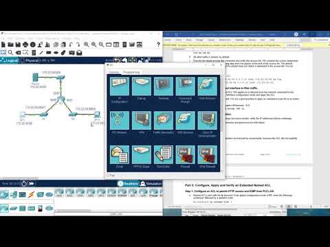 (CCNP ENCOR v8) 26.2.1 Packet Tracer - Configure Extended IPv4 ACLs - Scenario 1