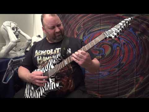 ESP M-II Neck-Thru Zebra - Thrash One