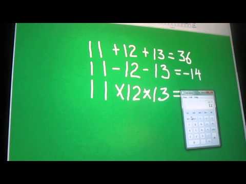 Professor Peter and Grover- the 11-12-13 math formula