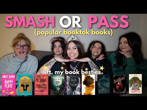SMASH OR PASS: popular booktok books 🤔📚