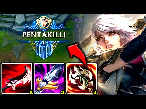 RIVEN TOP BUT I'M AN ASSASSIN YOU CANT SEE (PENTA KILL) - S13 RIVEN GAMEPLAY (Season 13 Riven Guide)