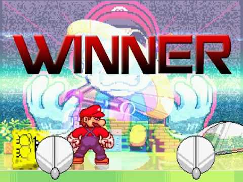TheMattalocalypse Random Mugen Battle - 528 - Mario/Zim/Ryu/Homer VS. Luigi/SpongeBob/Krusty/Barney