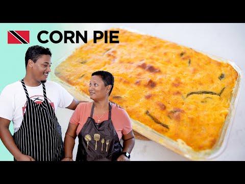 Family Corn Pie Recipe (without Cheese) by Shaun & Michelle 🇹🇹 Foodie Nation