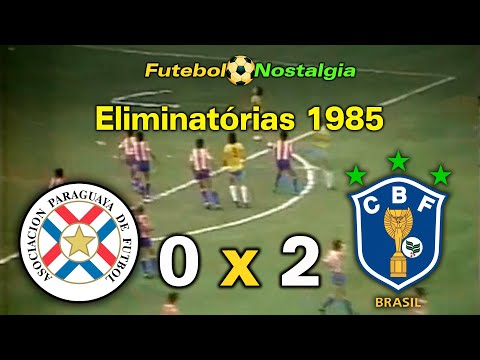 Paraguai 0 x 2 Brasil - 16-06-1985 ( Eliminatórias Copa 86 )