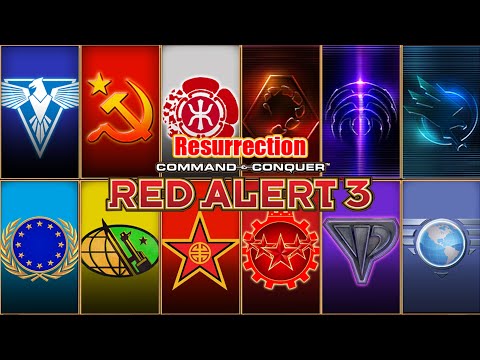 FIRST GAMEPLAY! - Red Alert 3 - Resurrection Mod | YURI vs GLA!