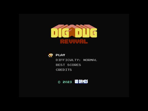 GRAMY NA C64... "DIG DUG REVIVAL" (2023)