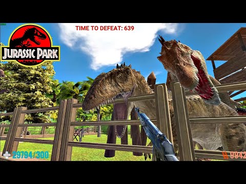 Jurassic Park Mission. Fps Perspective! Animal Revolt Battle Simulator