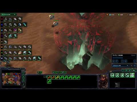 StarCraft II 2021 - 4v4 Massive battle on the front - Interesting unit compositions