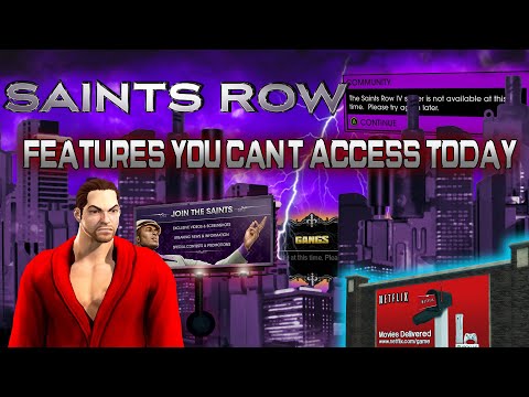 Saints Row Features You Can't Access Today
