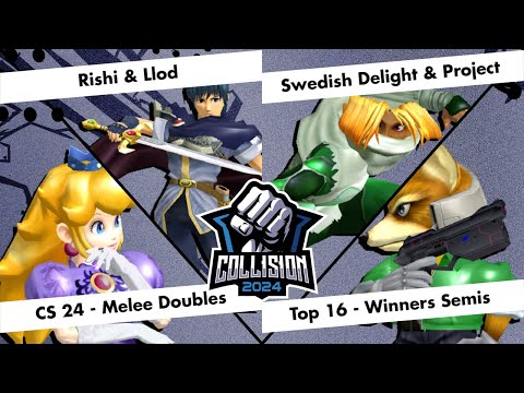 Collision 2024 Melee Doubles - Rishi & Llod vs Swedish Delight & Project - Top 16 Winners Semi-Final