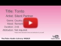 Tonto Silent Partner Country Folk Romantic YouTube Audio Library BGM
