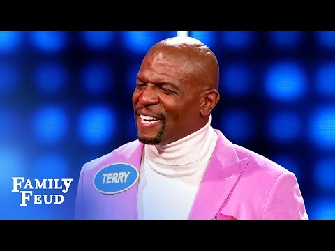 Watch Terry and Rebecca Crews' PEC POPPING performance! | Celebrity Family Feud