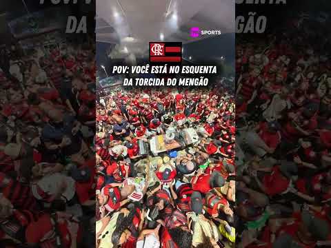 A NAÇÃO RUBRO-NEGRA NO CLIMA DE DECISÃO É INSANO!! 🔴⚫ #shorts