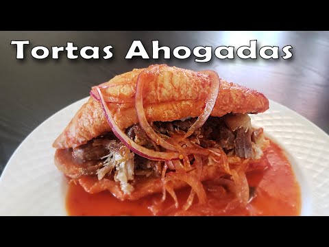 Receta de Como Hacer Tortas Ahogadas con Salsa de Tomate | Pork Sandwich | Estilo Jalisco