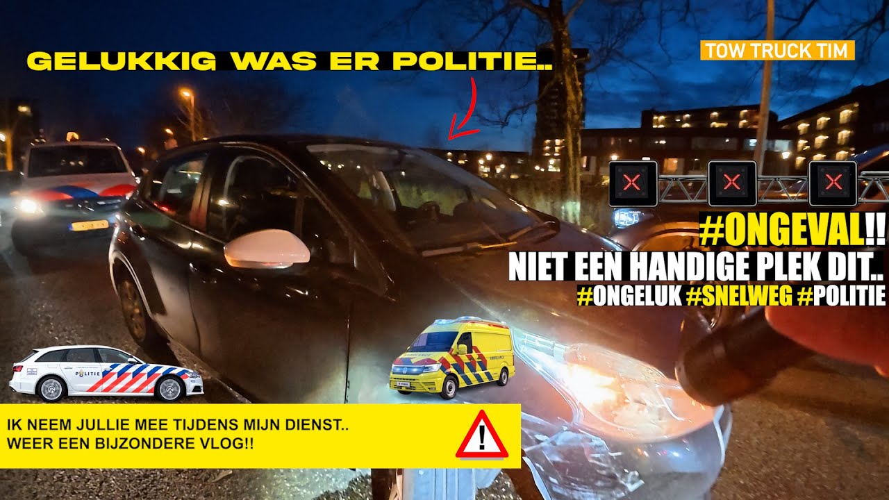 🚨#ONGELUK De politie was er gelukkig snel bij..🚨