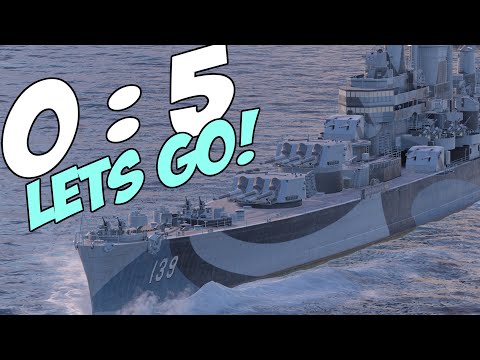 [3.5k BXP] From 0 : 5 to a win - World of Warships